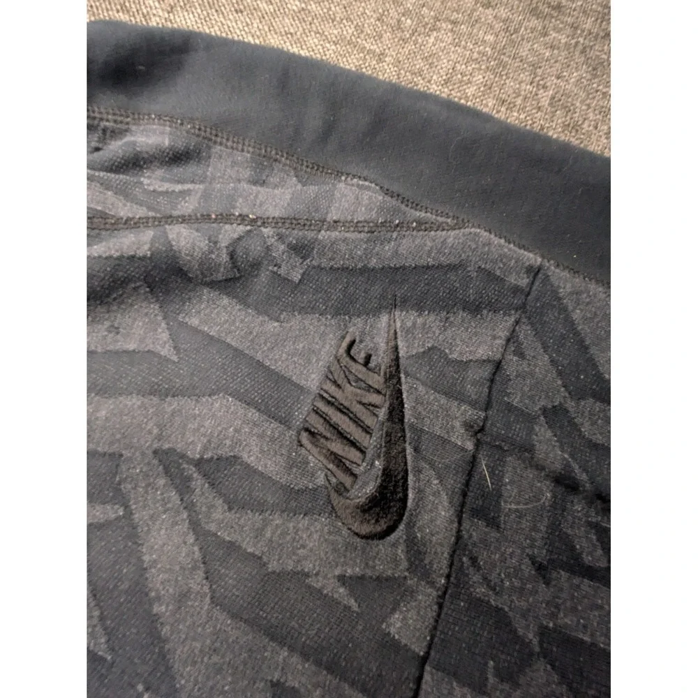 Nike Men's Y2K Medium Black Abstract Jogger‎ Sweatpants Athleisure Activewear